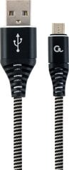 Gembird CC-USB2B-AMmBM-1M-BW hinta ja tiedot | Kaapelit ja adapterit | hobbyhall.fi
