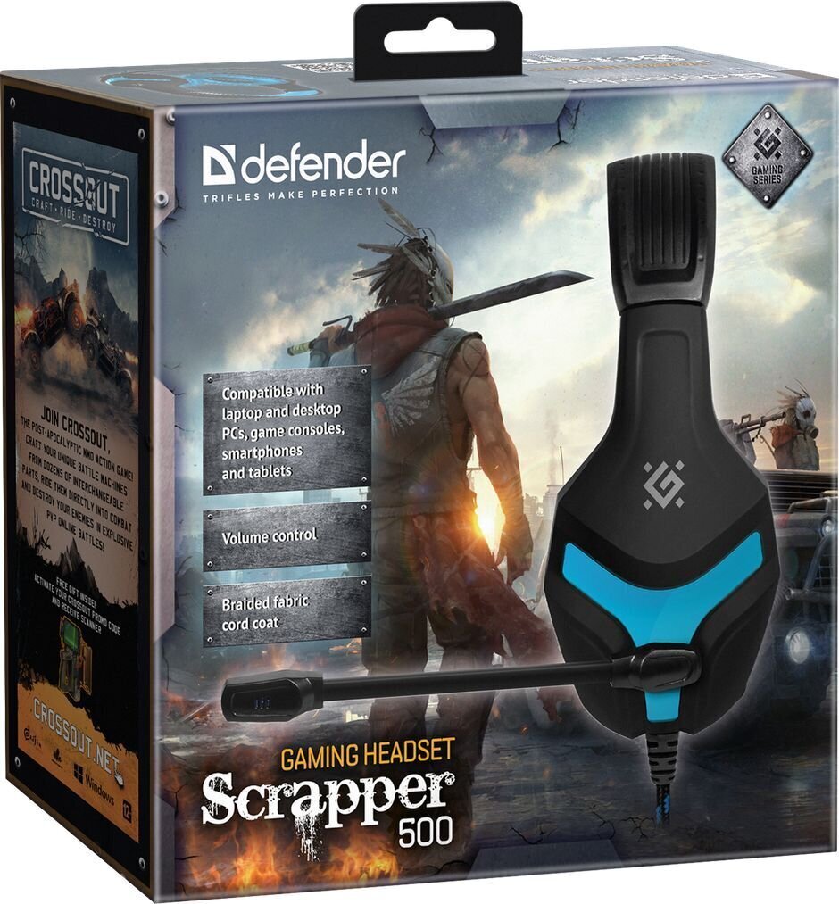 Defender Scrapper 500, multi-colored hinta ja tiedot | Kuulokkeet | hobbyhall.fi