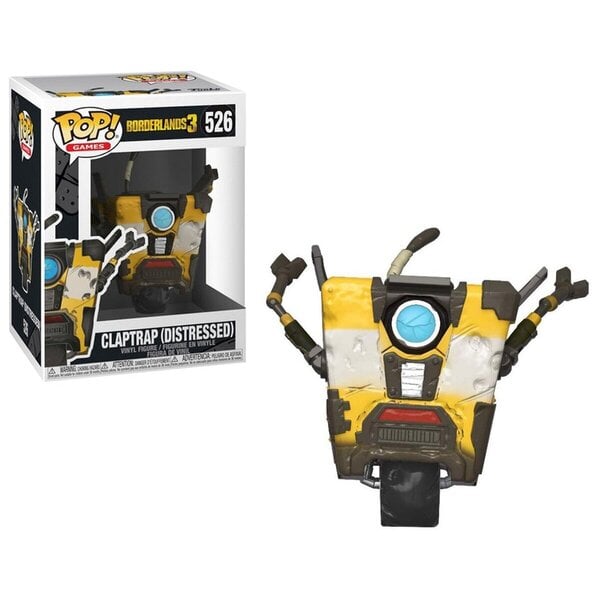 POP! Pelit: Borderlands 3 - Claptrap Distressed Vinyl Figure