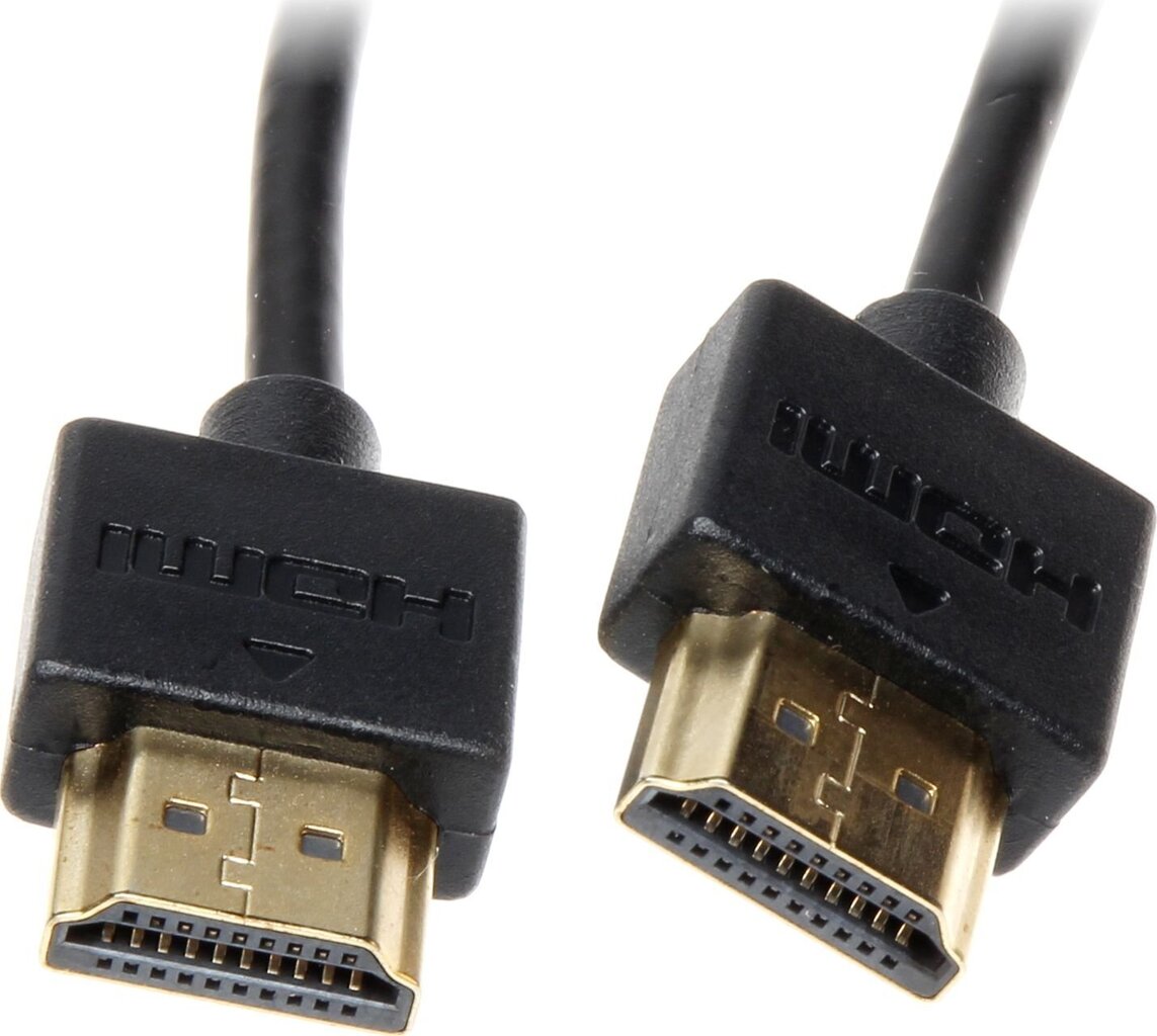 NoName HDMI-1.0/SLIM hinta ja tiedot | Kaapelit ja adapterit | hobbyhall.fi