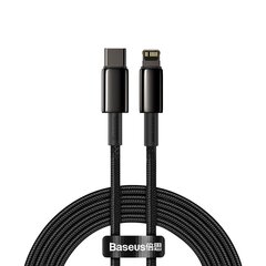 Kaapeli Baseus USB Type C - Lightning 20 W, 2 m 6953156232044 hinta ja tiedot | Puhelinkaapelit | hobbyhall.fi