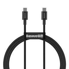Baseus Superior -sarjan USB-C-USB-C-kaapeli 100 W 1 m (musta) hinta ja tiedot | Baseus Retkeilytarvikkeet | hobbyhall.fi