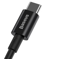 Baseus Superior -sarjan USB-C-USB-C-kaapeli 100 W 1 m (musta) hinta ja tiedot | Baseus Puhelimet, älylaitteet ja kamerat | hobbyhall.fi