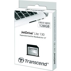 Transcend JetDrive Lite 130 128GB, mallille Apple MacBook Air 13" hinta ja tiedot | Kameran muistikortit | hobbyhall.fi