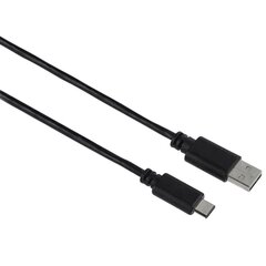 USB-C-kaapeli Hama, USB 2.0, USB-C-liitin - USB-A-liitin, 480 Mbit/s, 1 m, musta hinta ja tiedot | Hama Puhelimet, älylaitteet ja kamerat | hobbyhall.fi