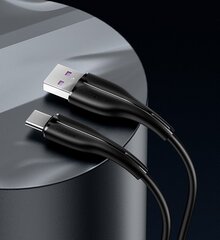USB / Type C kaapeli, USAMS, musta, 100cm (jopa 4A) hinta ja tiedot | Usams Puhelimet, älylaitteet ja kamerat | hobbyhall.fi