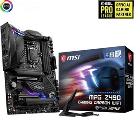 MSI MPG Z490 Gaming Carbon Wifi hinta ja tiedot | Emolevyt | hobbyhall.fi