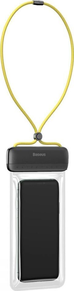 Baseus Let's Go -universaali vedenpitävä kotelo älypuhelimille (musta + keltainen) hinta ja tiedot | Puhelimen kuoret ja kotelot | hobbyhall.fi