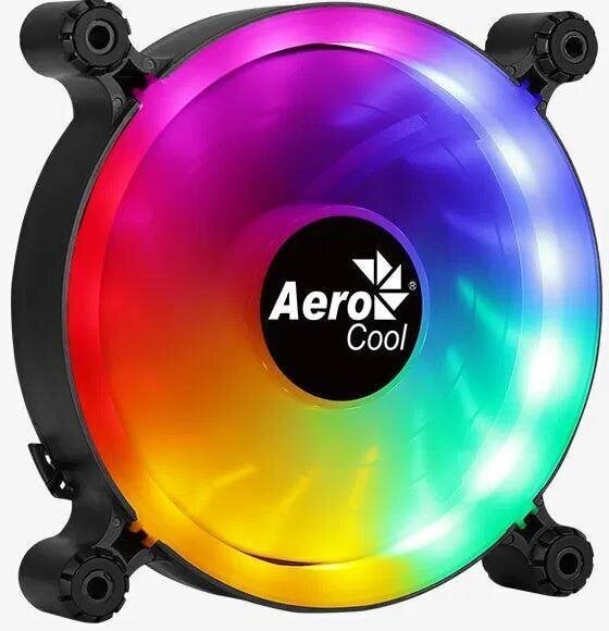 Ventiliatorius Aerocool Spectro 12 FRGB 1000rpm (Ø 12 cm) RGB hinta ja tiedot | Tietokoneen tuulettimet | hobbyhall.fi