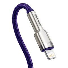 Baseus Cafule Series Metal Data USB-C-Lightning -kaapeli, 20 W, 1 m, sininen (CATLJK-A05) hinta ja tiedot | Puhelinkaapelit | hobbyhall.fi