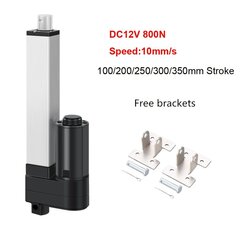 DC 12V 800N Lineaarinen Toimilaite 10mm/s Nopeus Ilmaisilla Kiinnikkeillä hinta ja tiedot | Mikrokontrollerit | hobbyhall.fi