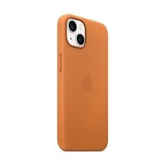 iPhone 13 Leather Case with MagSafe, Golden Brown hinta ja tiedot | Puhelimen kuoret ja kotelot | hobbyhall.fi