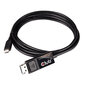 Cable Club 3D TypC 3.1->DP1.4 8K 60Hz St./St. 1,8m hinta ja tiedot | Kaapelit ja adapterit | hobbyhall.fi