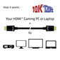 Cable C3D UltrahighSpeed HDMI 10K 48 Gbps St/ST 3m hinta ja tiedot | Kaapelit ja adapterit | hobbyhall.fi