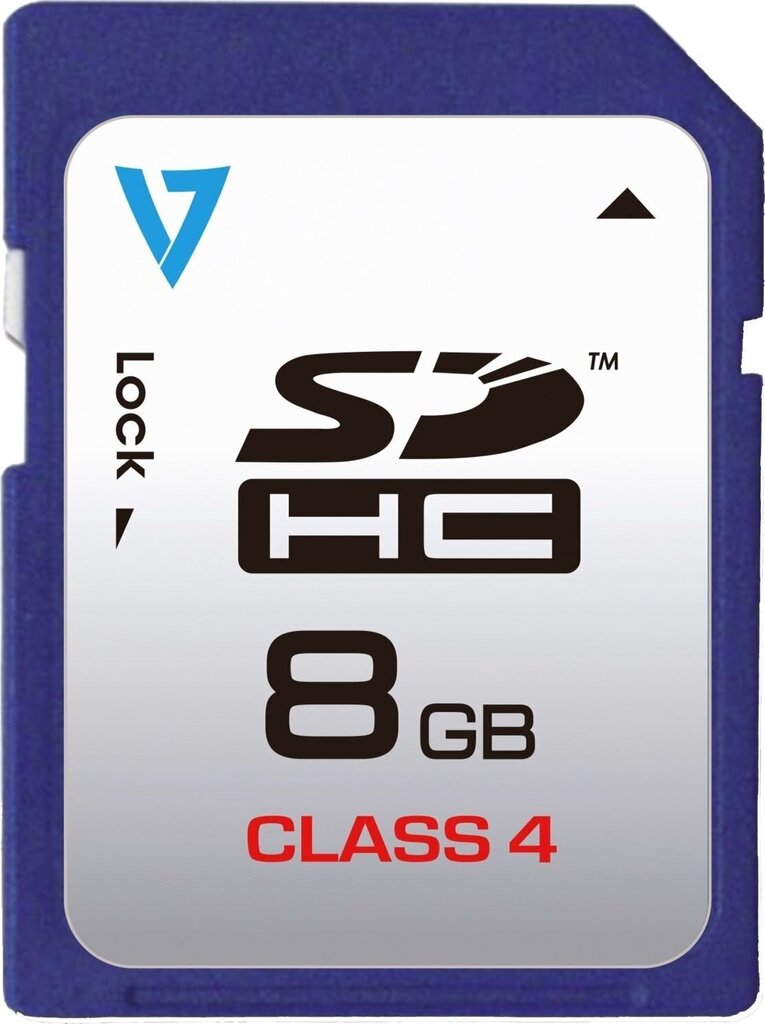 V7 SDHC 8GB hinta ja tiedot | Kameran muistikortit | hobbyhall.fi