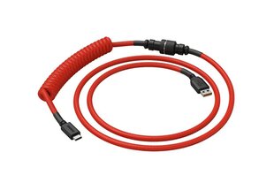 Glorious PC Gaming Race Coiled Cable (Crimson Red) hinta ja tiedot | Adapterit | hobbyhall.fi