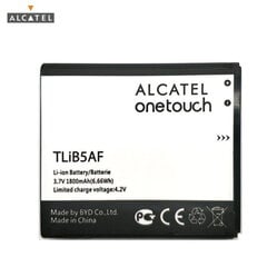 Alcatel TLiB5AF Original battery for One Touch Pop C5 5036D / 997 / 5035 (x’POP) / МТС 975 / Router MW40CJ 4G Li-Pol 1800mAh (OEM) hinta ja tiedot | Alcatel Matkapuhelimet ja tarvikkeet | hobbyhall.fi