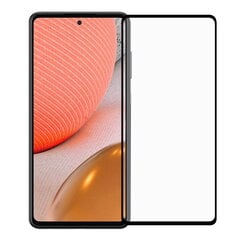 TakeMe 5D Extra sticky Full Glue surface edge to edge 0.3mm Tempered Glass for Samsung Galaxy A72 (A726) 5G Black hinta ja tiedot | TakeMe Puhelimet, älylaitteet ja kamerat | hobbyhall.fi