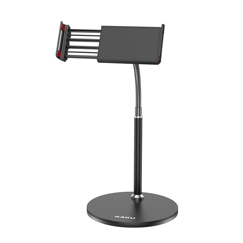 iKaku KSC-463 Metal Adjustable desktop holder for mobile phones / Tablet PC Video WEB calls Black hinta ja tiedot | Puhelintelineet | hobbyhall.fi