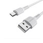 Borofone BX16 Strong & Flexible Universal Micro USB 2A Data & Charging Cable 1m White hinta ja tiedot | Puhelinkaapelit | hobbyhall.fi