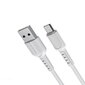 Borofone BX16 Strong & Flexible Universal Micro USB 2A Data & Charging Cable 1m White hinta ja tiedot | Puhelinkaapelit | hobbyhall.fi