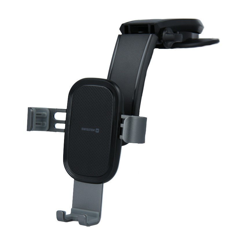 Swissten S-GRIP G1-R1 Metal Age Gravity 360 Universal Car Panel Holder For Devices Silver hinta ja tiedot | Puhelintelineet | hobbyhall.fi