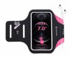 Swissten Armbag Case for phones up to 7 inches Pink hinta ja tiedot | Puhelintelineet | hobbyhall.fi