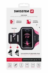 Swissten Armbag Case for phones up to 7 inches Pink hinta ja tiedot | Puhelintelineet | hobbyhall.fi