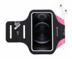 Swissten Armbag Case for phones up to 7 inches Pink hinta ja tiedot | Puhelintelineet | hobbyhall.fi