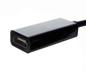 RoGer Adapter to Transfer DP to HDMI Black hinta ja tiedot | Kaapelit ja adapterit | hobbyhall.fi