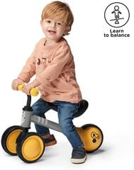 Potkupyörä Kinderkraft CUTIE, keltainen hinta ja tiedot | Kinderkraft Ulkoilu | hobbyhall.fi