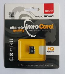 Kortti IMRO 4, 16GB hinta ja tiedot | Muistitikut | hobbyhall.fi