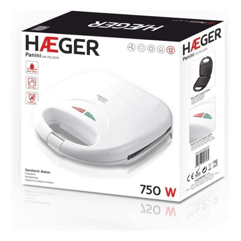 Haeger SW-75G.007A hinta ja tiedot | Voileipägrillit | hobbyhall.fi