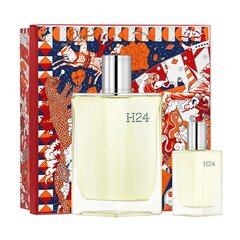 Hermes H24 -setti miehille EDT, 100 ml + EDT, 12,5 ml. hinta ja tiedot | Hermès Hajuvedet ja kosmetiikka | hobbyhall.fi