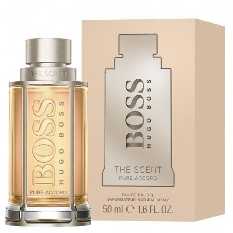 Hajuvesi BOSS THE SCENT PURE ACCORD EDT miehille, 50 ml hinta ja tiedot | Miesten hajuvedet | hobbyhall.fi