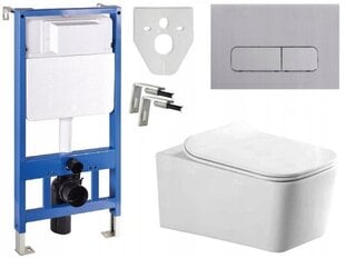 WC-setti Mexen 5in1 Fenix Slim wc-istuimella York Rimless Slim hinta ja tiedot | WC-istuimet | hobbyhall.fi