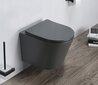 WC-setti Mexen 5in1 Fenix Slim wc-istuimella Rico Rimless Slim, tummanharmaa matta hinta ja tiedot | WC-istuimet | hobbyhall.fi