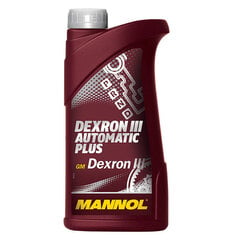 MANNOL Dexron III Automatic Plus Öljy, 1 L hinta ja tiedot | Voiteluöljyt ja -nesteet | hobbyhall.fi