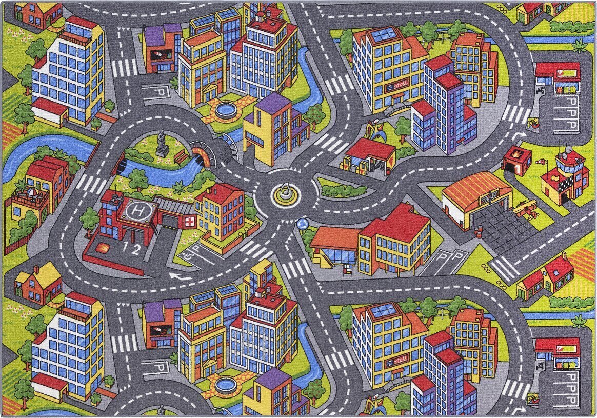 AW Rugs lastenhuoneen matto Smart City 140x200 cm hinta ja tiedot | Isot matot | hobbyhall.fi