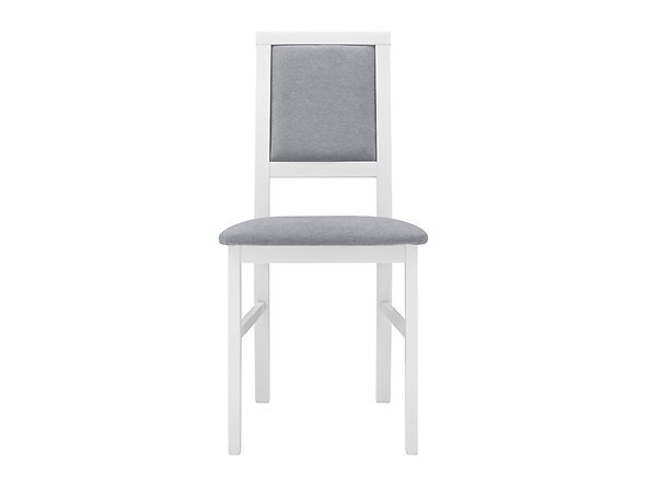 2-tuolisetti BRW Robi, harmaa/valkoinen hinta ja tiedot | Ruokapöydän tuolit | hobbyhall.fi