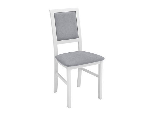 2-tuolisetti BRW Robi, harmaa/valkoinen hinta ja tiedot | Ruokapöydän tuolit | hobbyhall.fi
