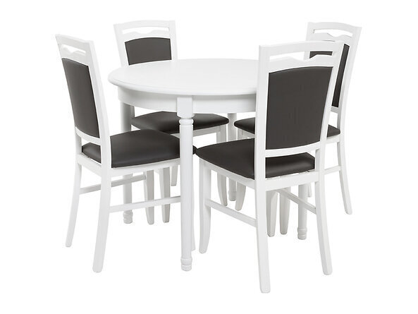 Jatkettava pöytä BRW Lucan 4, valkoinen hinta ja tiedot | Ruokapöydät | hobbyhall.fi