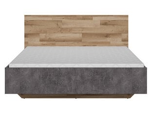 Sänky BRW Arica, 160x200cm, ruskea/valkoinen. hinta ja tiedot | Sängyt | hobbyhall.fi