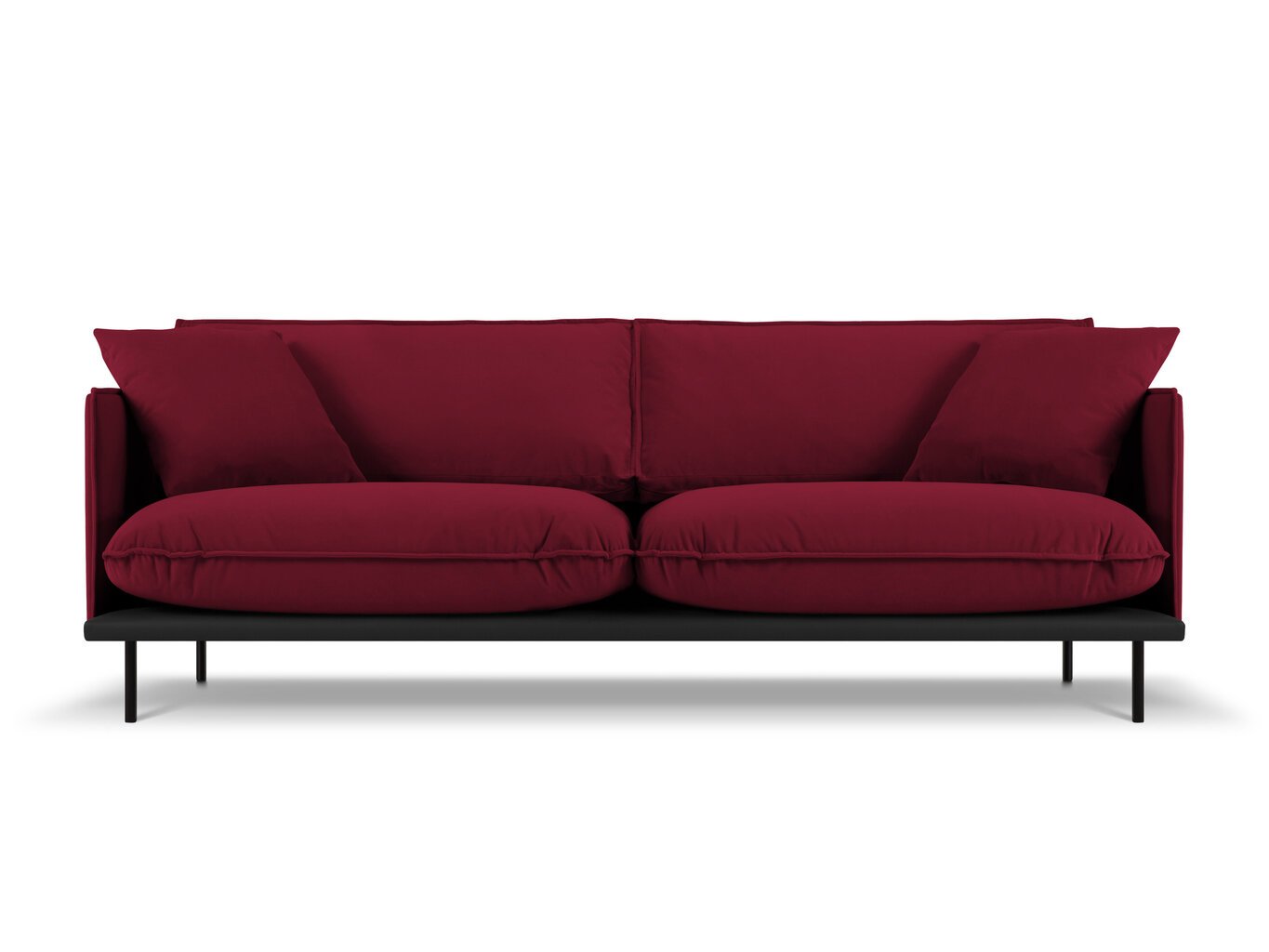 Neljän istuttava sohva Interieurs 86 Auguste, punainen hinta ja tiedot | Sohvat ja vuodesohvat | hobbyhall.fi