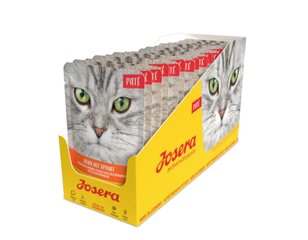 Josera-kana pinaattitahnalla kissoille 16x85 g hinta ja tiedot | Kissanruoka | hobbyhall.fi