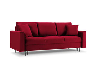 Kolmen istuttava sohva Mazzini Sofas Cartadera, punainen/musta hinta ja tiedot | Mazzini Sofas Huonekalut ja sisustus | hobbyhall.fi