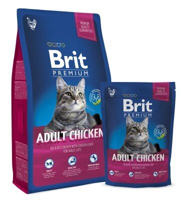 Brit Premium Cat Adult Kana -kuivaruoka kissoille, 1,5 kg hinta ja tiedot | Kissan kuivaruoka | hobbyhall.fi