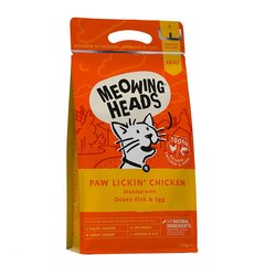 Meowing Heads kuivaruoka aikuisille kissoille, 1,5 kg hinta ja tiedot | Kissan kuivaruoka | hobbyhall.fi