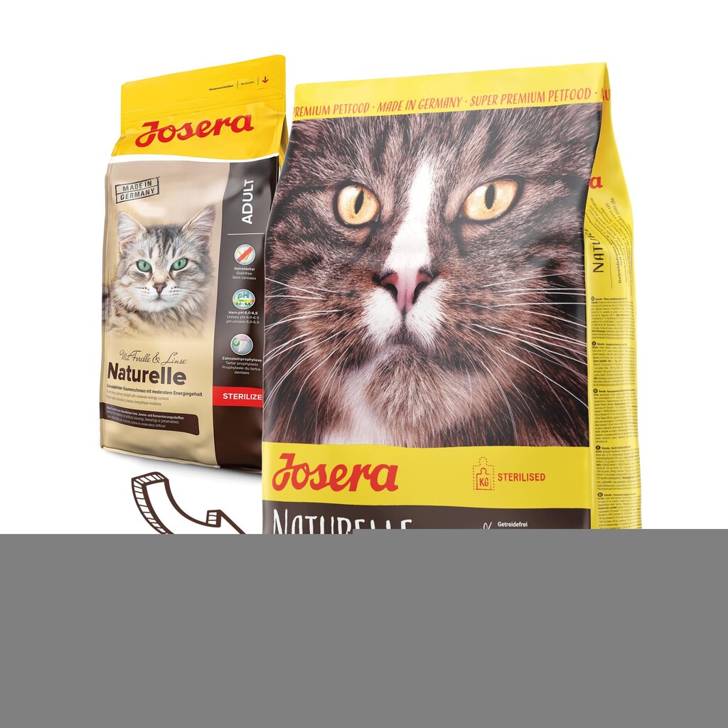 Josera taimenella ja linssillä Naturelle, 10 kg hinta ja tiedot | Kissan kuivaruoka | hobbyhall.fi