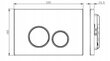 Piilotettu wc-kehys Mexen 4in1 Fenix Slim painikkeella Fenix 05 White/chrome hinta ja tiedot | WC-istuimen lisätarvikkeet | hobbyhall.fi